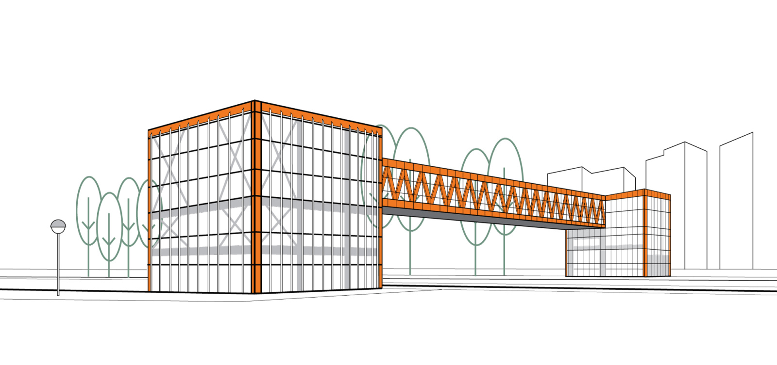 Пролетные строения надземных пешеходных переходов