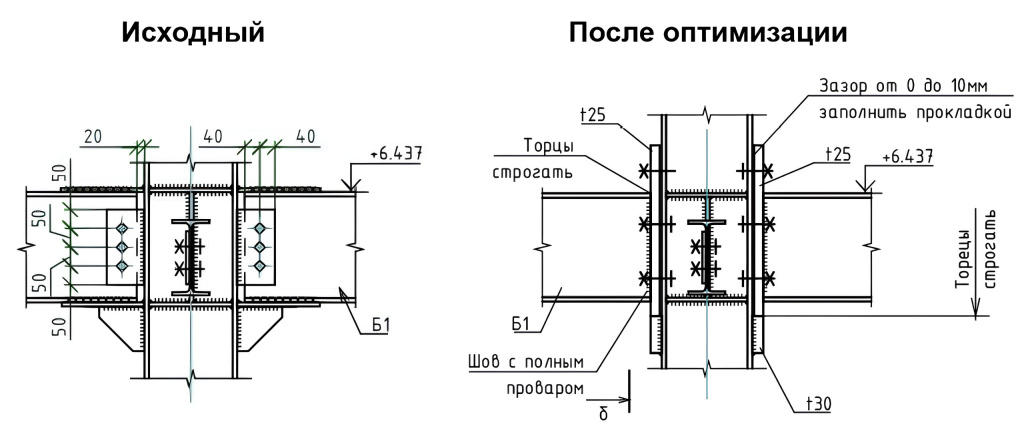 Замена узлов 