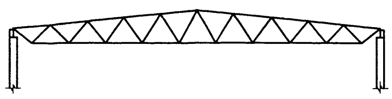 Стропильная ферма покрытия типа «Молодечно»